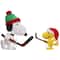 28" Lighted Snoopy & Woodstock Play Hockey Outdoor Christmas Yard Decoration